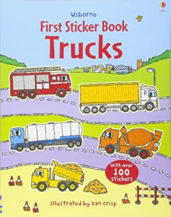 Usborne First Sticker Book Trucks