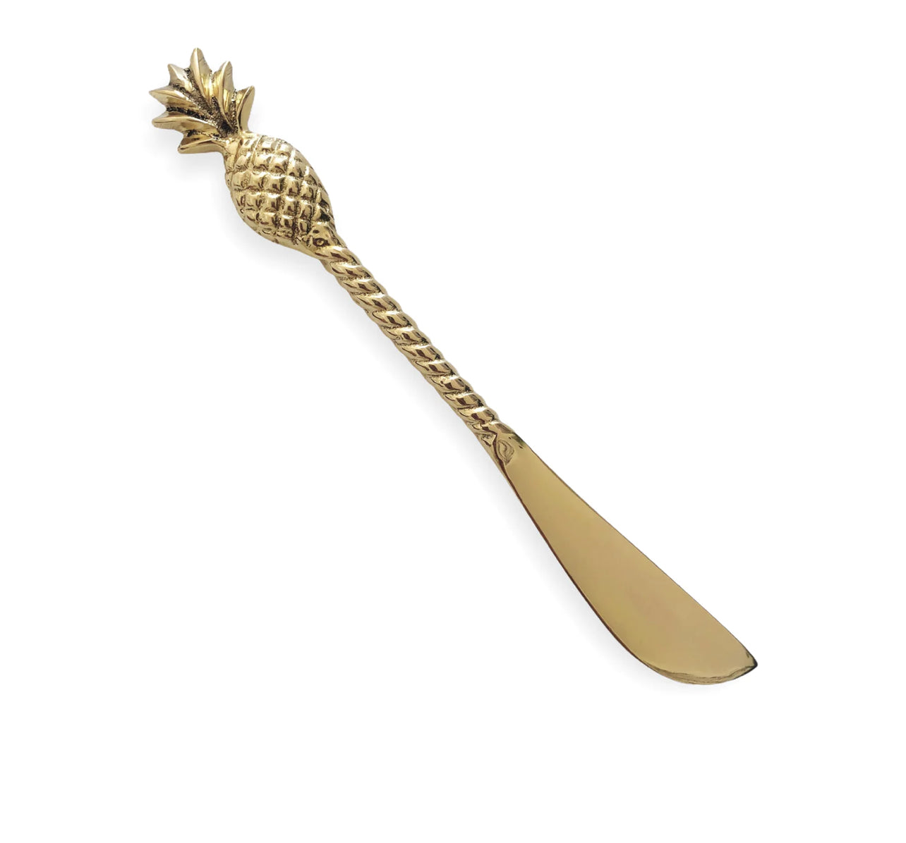 Brass Tropical Pineapple Knife 13cm