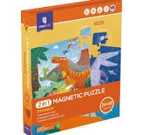 MierEdu 2 in 1 Magnetic Puzzle Dinosaurs