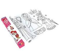 Giant Colouring Scroll / Princess