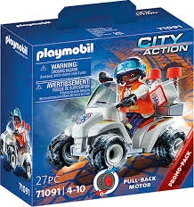 Playmobil #71091 Medical Quad with Pull-Back Motor