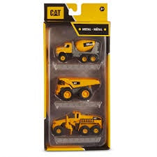 CAT Metal Vehicles 3pk