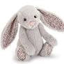 Jellycat Bashful Bunny Blossom Small Silver (18cm)