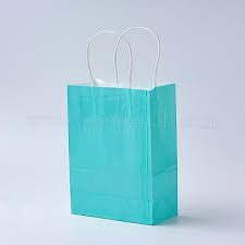 Kraft Gift Bag Small - Pastel Mint