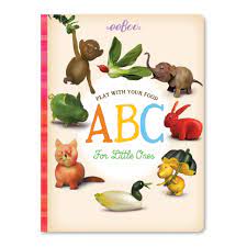 eeBoo Play With Food ABC For Little Ones Board Book