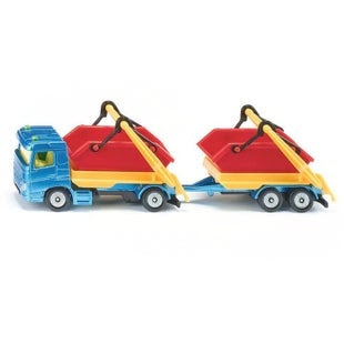 Siku #1695 Rubbish Skip Truck And Trailer