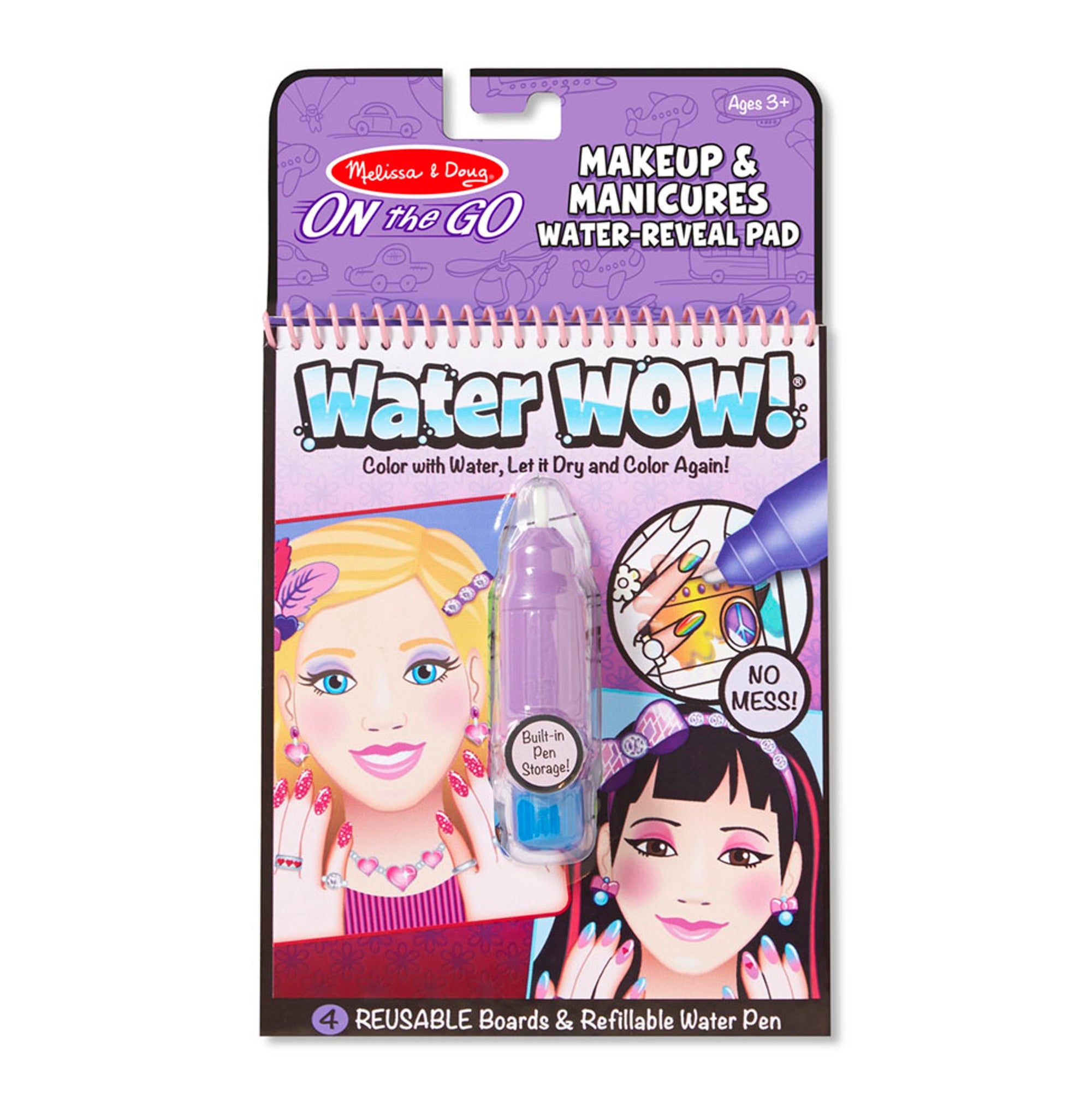 Melissa & Doug Water Wow - Makeup & Manicures