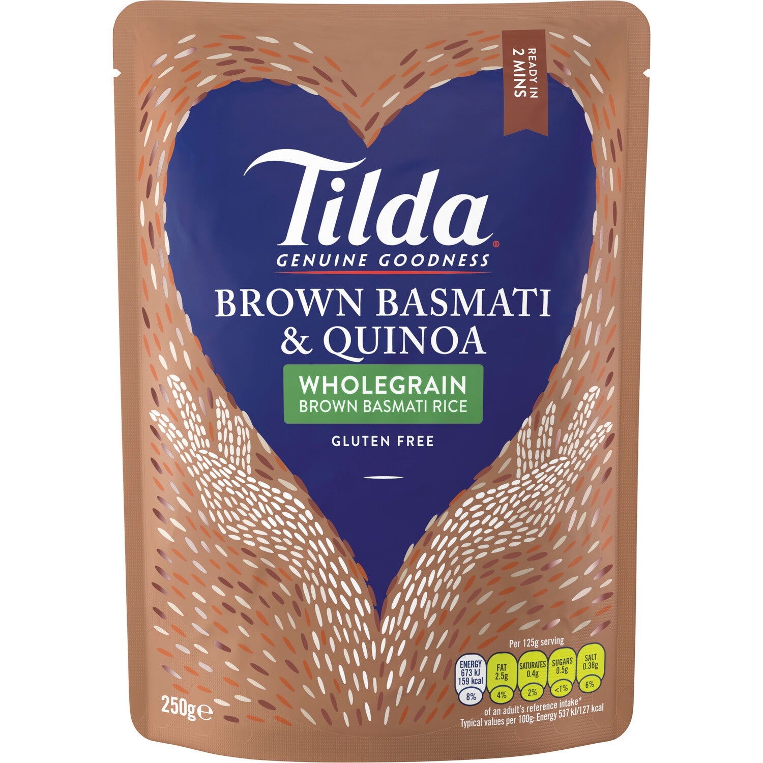 Tilda Quinoa & Wholegrain Steamed Basmati Rice 250g