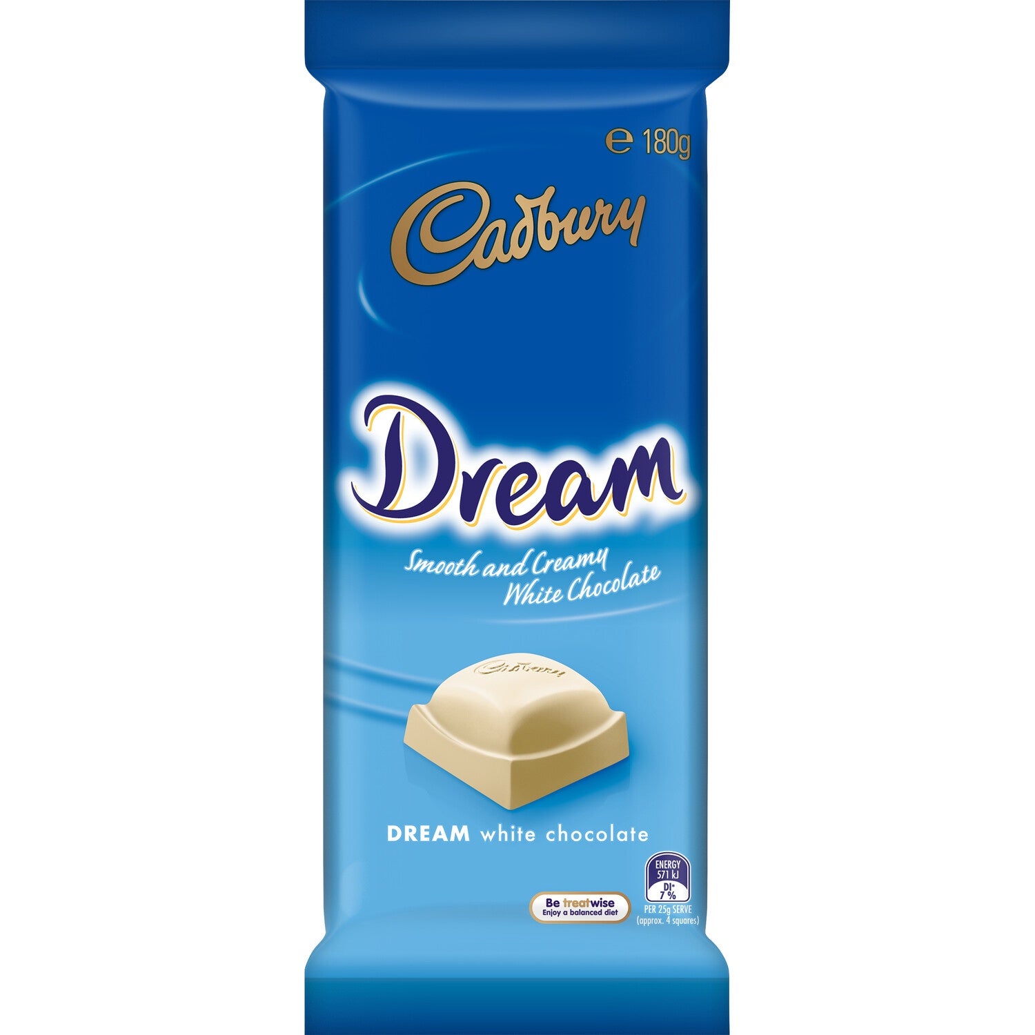 Cadbury Dream White Chocolate Block 180g