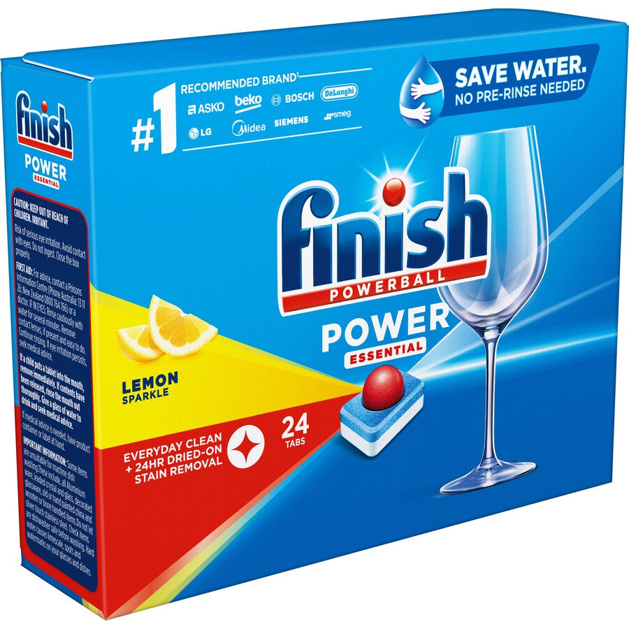 Finish Power Essentials Dishwasher Tablets 24pk