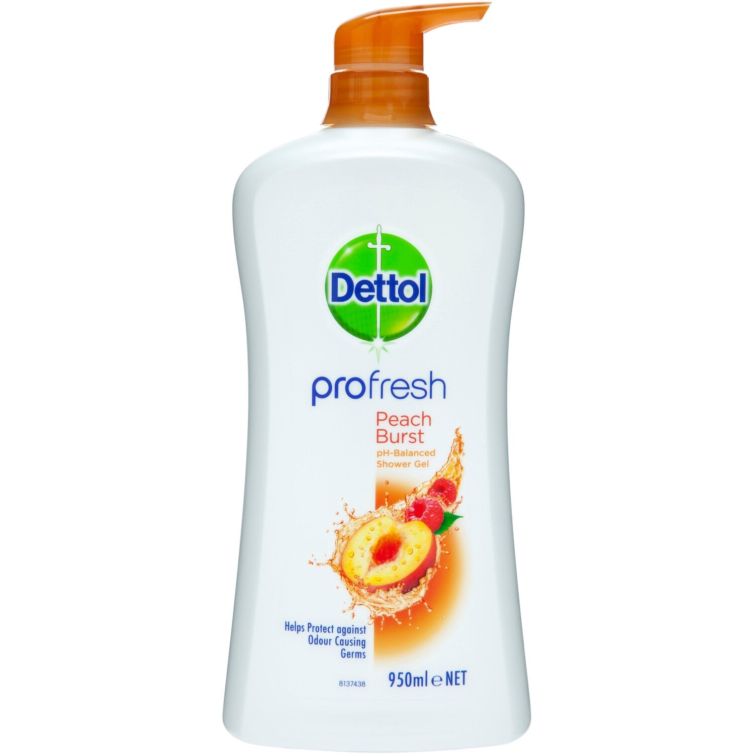 Dettol Shower Gel Peach Burst 950ml