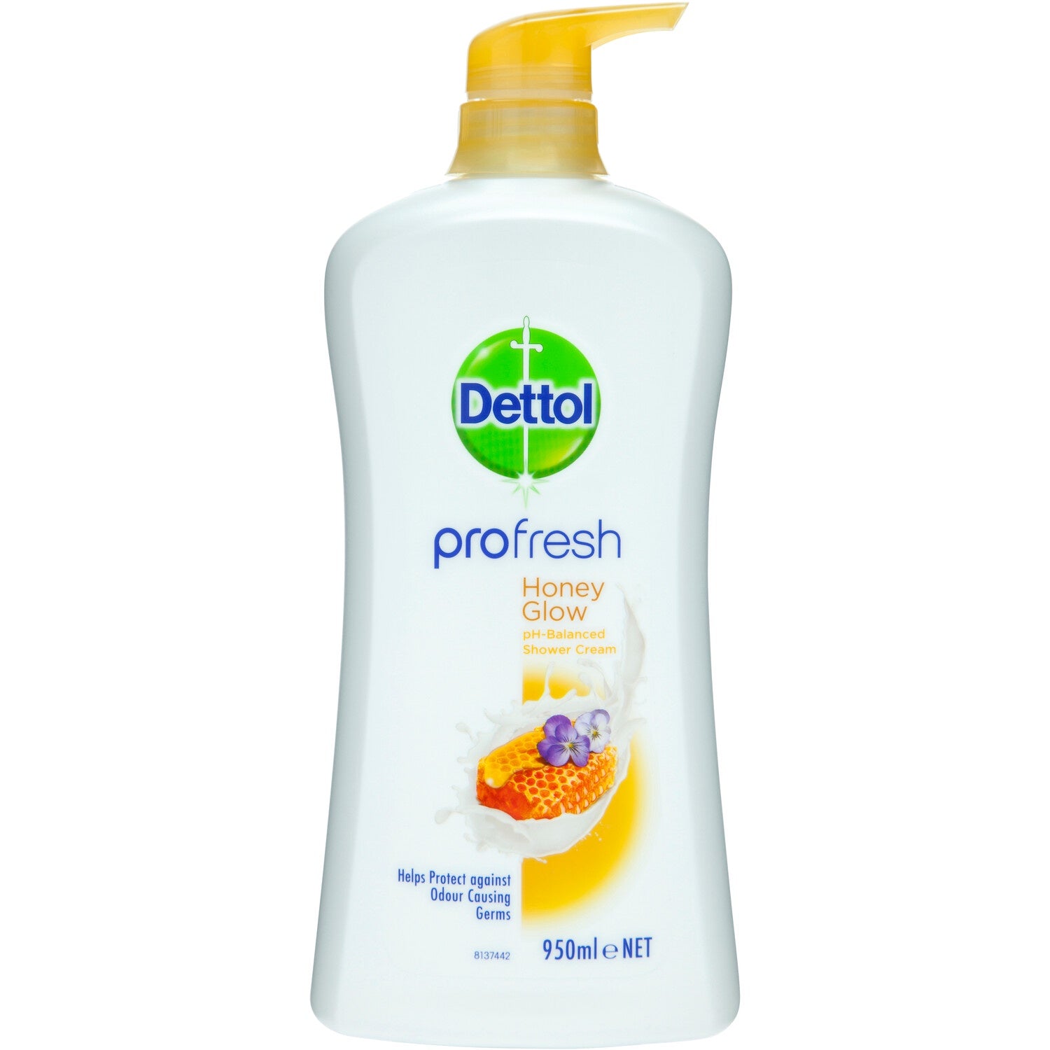 Dettol Honey Glow Shower Cream Pump 950ml