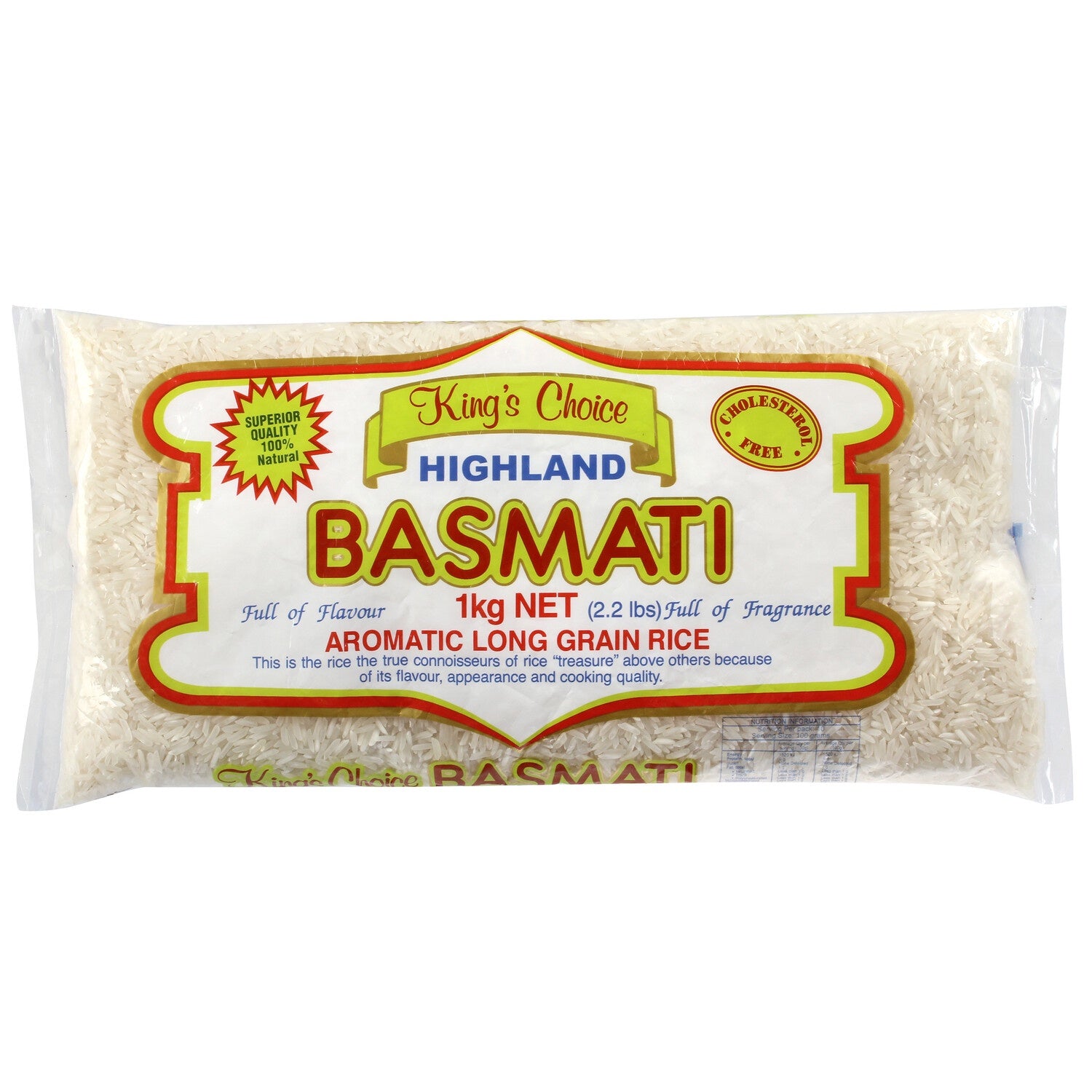 Kings Choice Basmati Rice 1kg