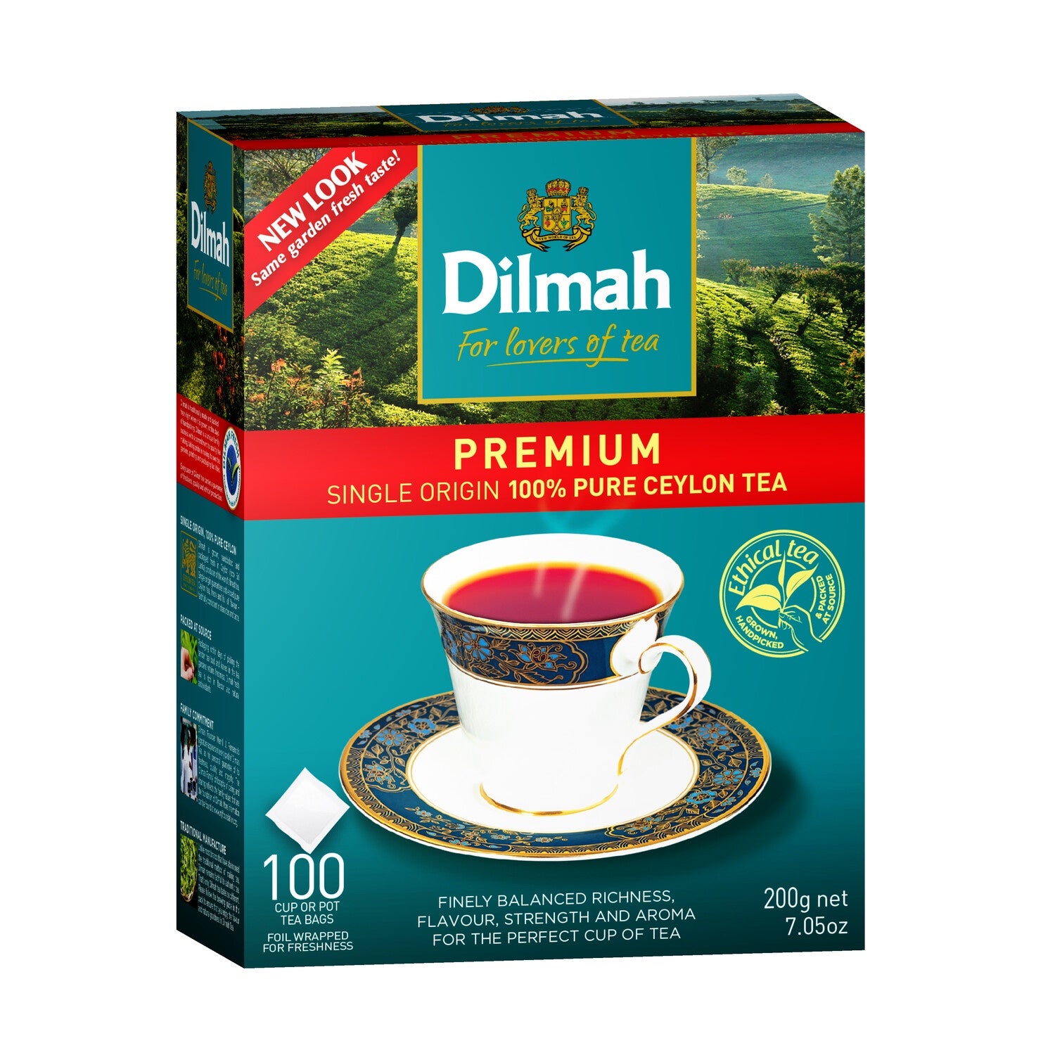 Dilmah Premium Pure Ceylon Tea Bags 100pk