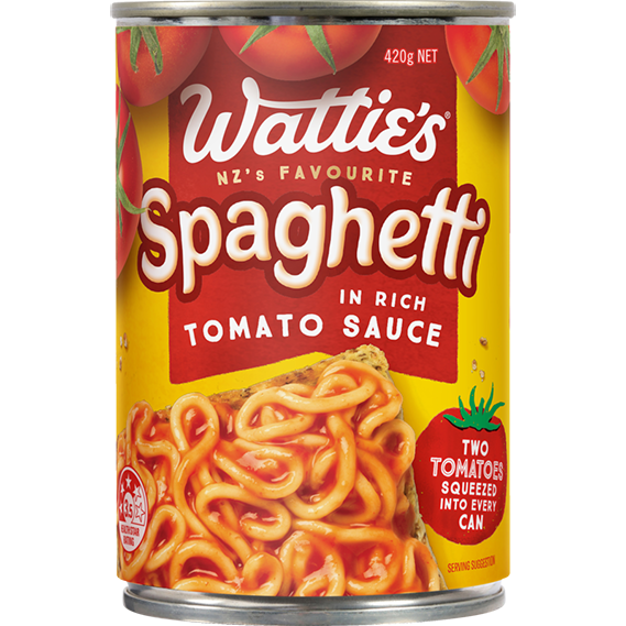 Watties Spaghetti In Tomato Sauce 420g