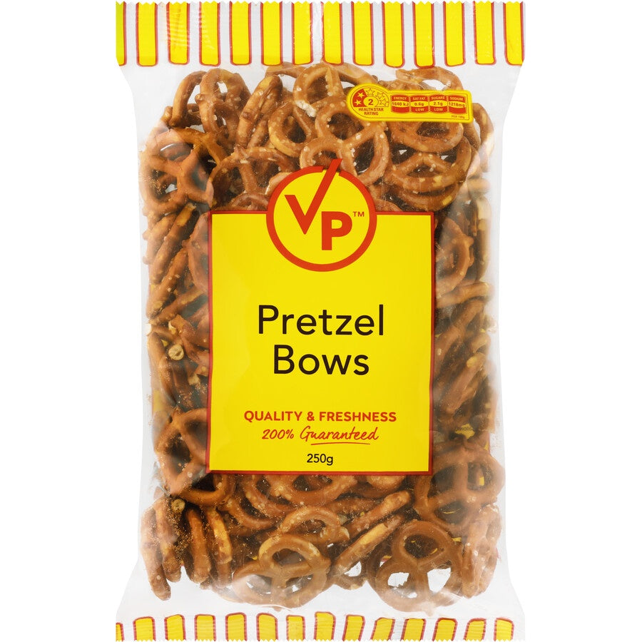 Value Pack Pretzel Bows 250g