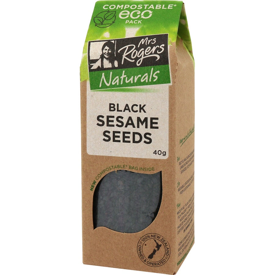 Mrs Rogers Black Sesame Seeds 40g