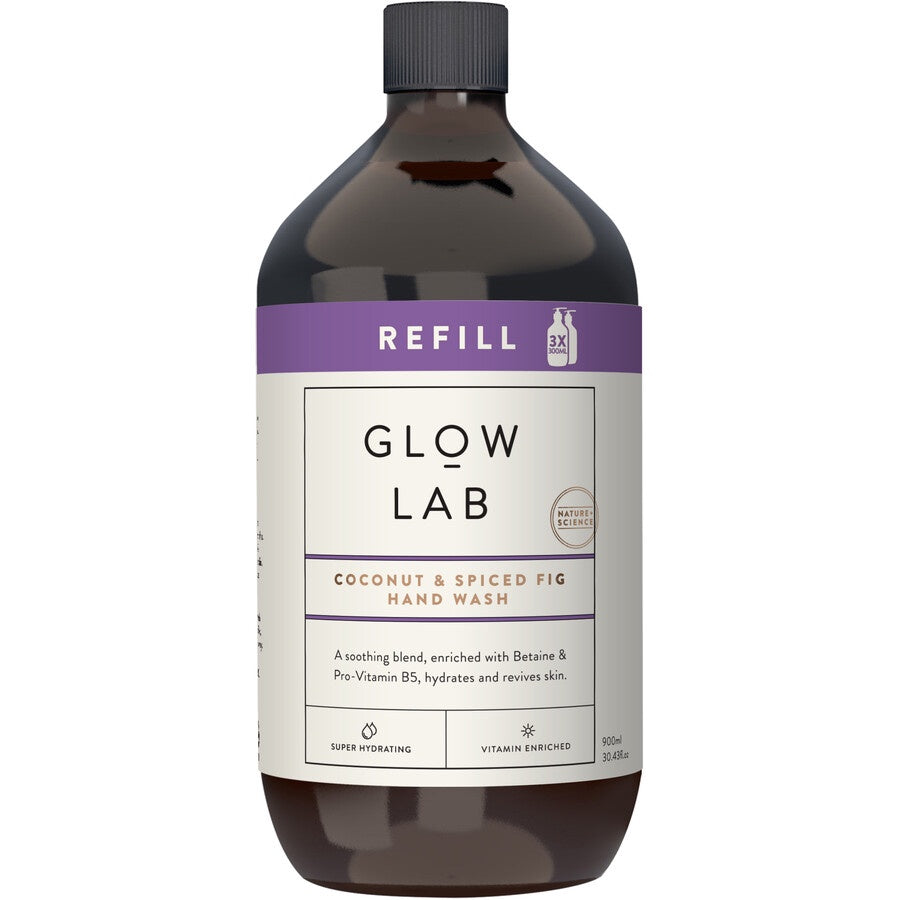 Glow Lab Coconut & Spiced Fig Hand Wash Refill 900ml