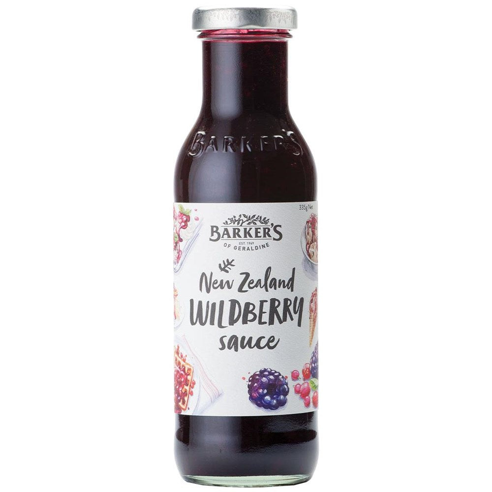 Barkers NZ Wildberry Sauce 335g