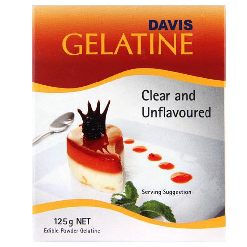 Davis Gelatine Clear Powder 125g