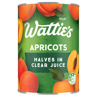 Watties Apricots Halves In Juice 410g