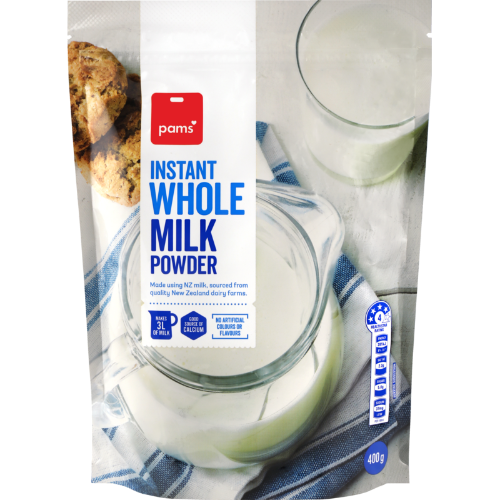 Pams Whole Milk Powder 400g