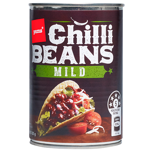 Pams Chilli Beans Mild