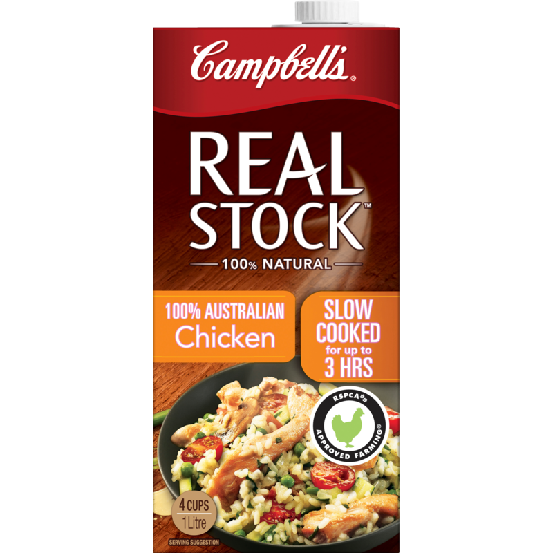 Campbells Real Stock Chicken 1L