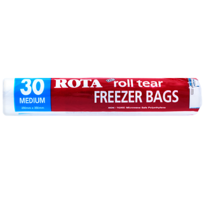 Rota Roll Tear Freezer Bags Medium 250mm x 350mm 30pk