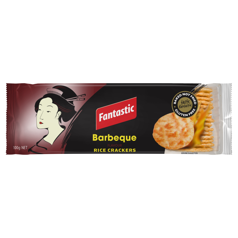 Fantastic BBQ Rice Crackers 100g