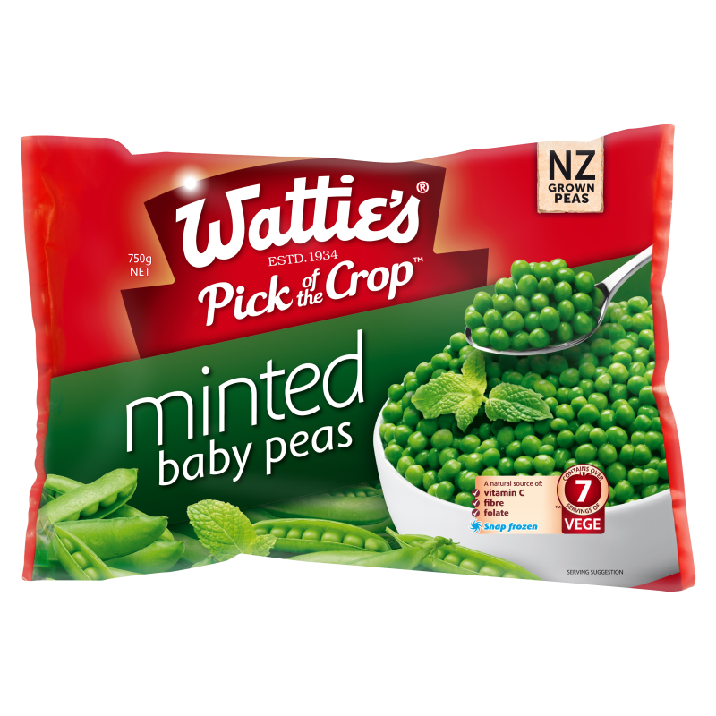 Watties Minted Baby Peas 750g