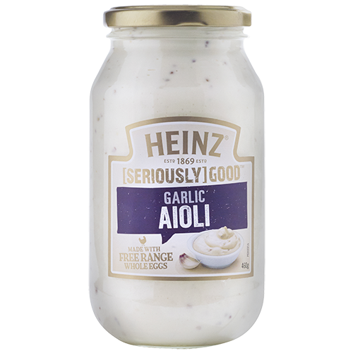 Heinz Seriously Good Garlic Aioli Jar 460g