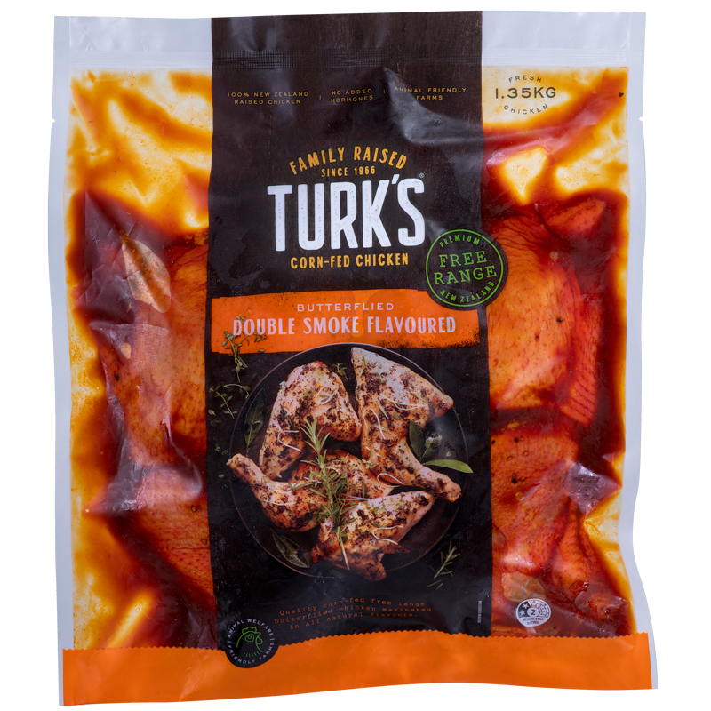 Turks Butterflied Double Smoke Flavour Chicken 1.35kg