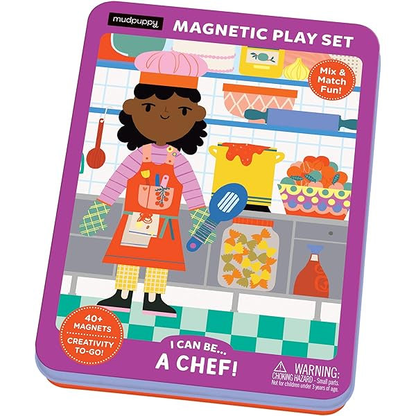 Mudpuppy I Can Be A Chef! Magnetic Play Set