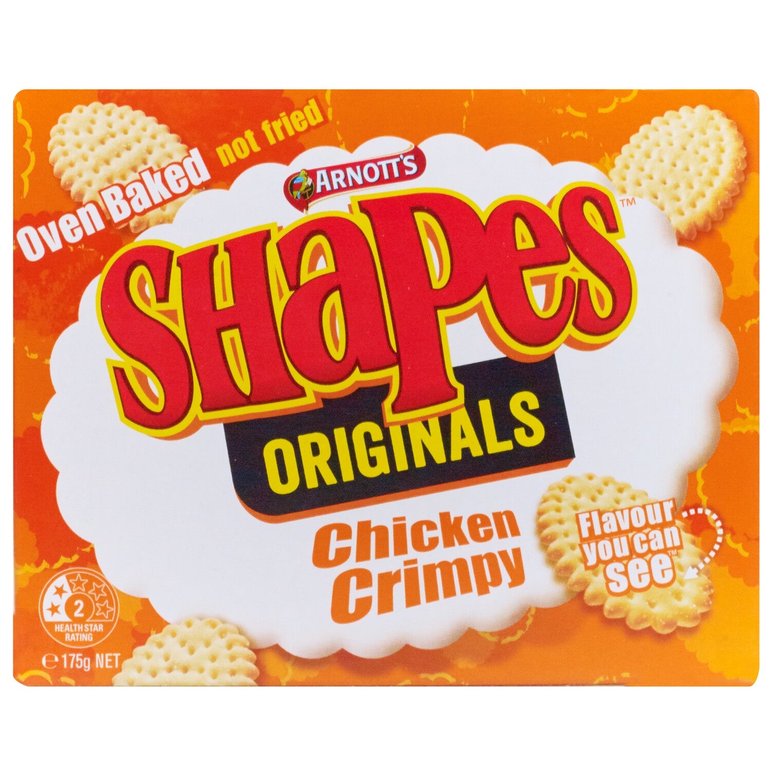 Arnotts Shapes Chicken Crimpy 175g