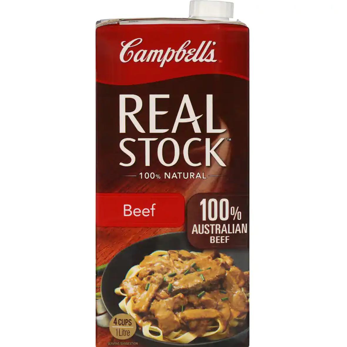 Campbells Real Stock Beef 1L