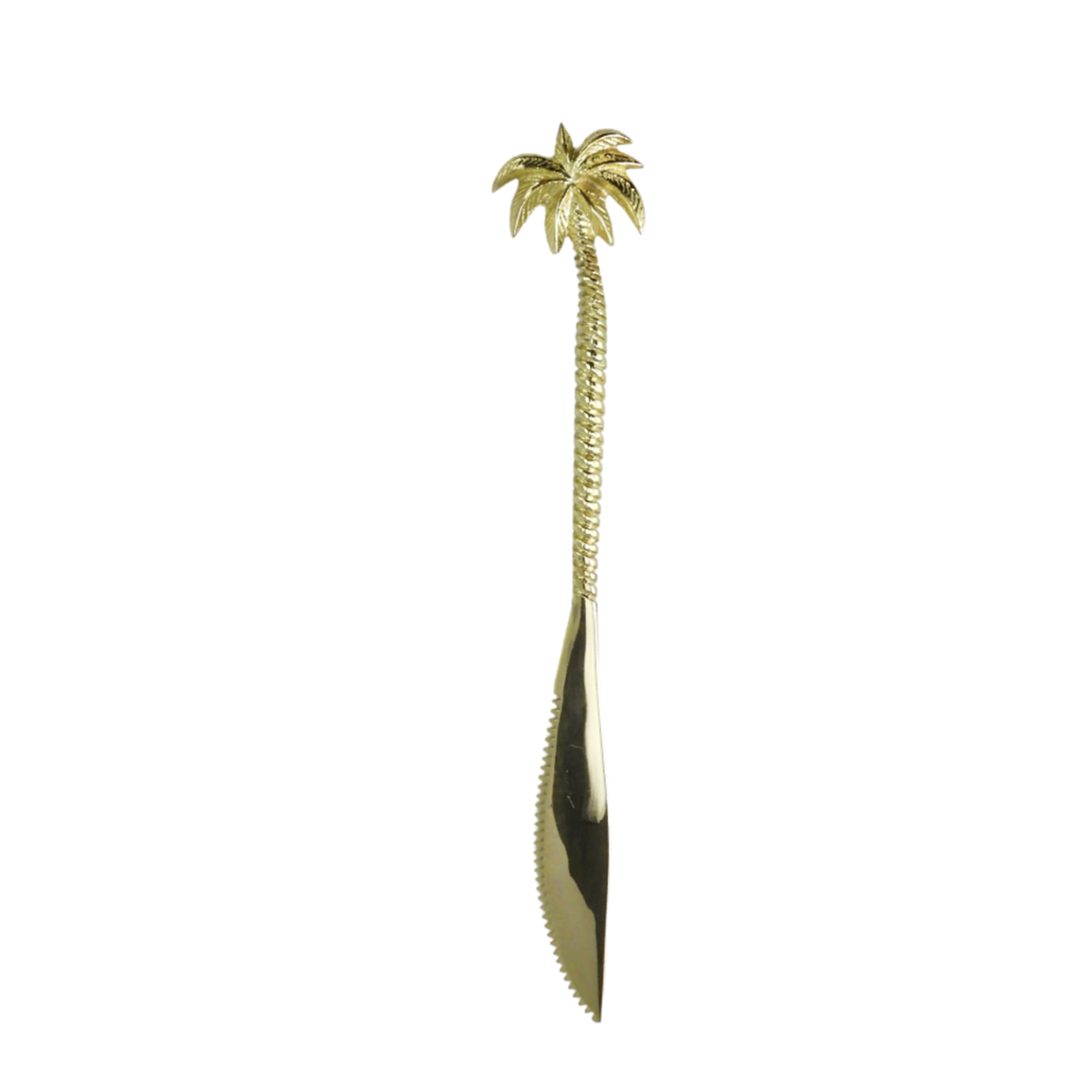 Brass Tropical Palm Knife 13cm