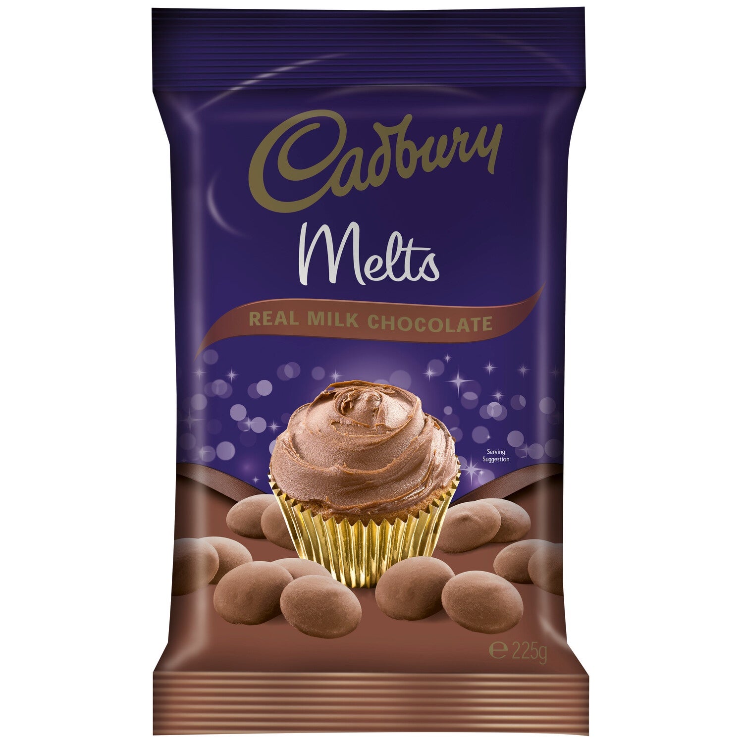 Cadbury Chocolate Melts Real Milk 225g