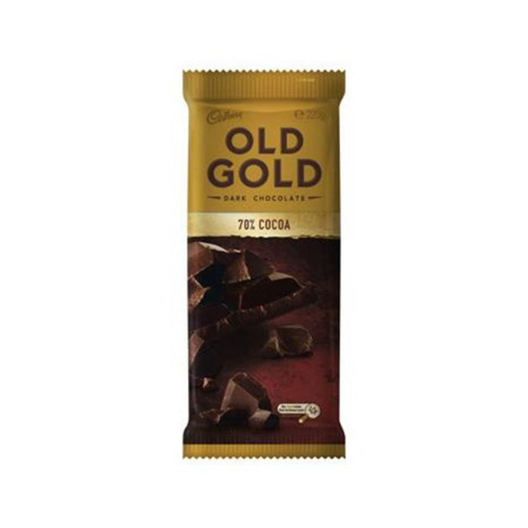 Cadbury Old Gold 70% Cocoa Dark Chocolate Block 180g