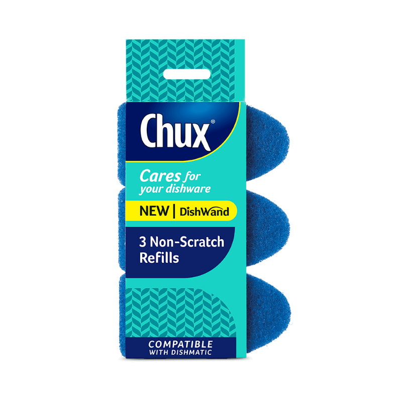 Chux Non Scratch Dishwand Refills 3pk