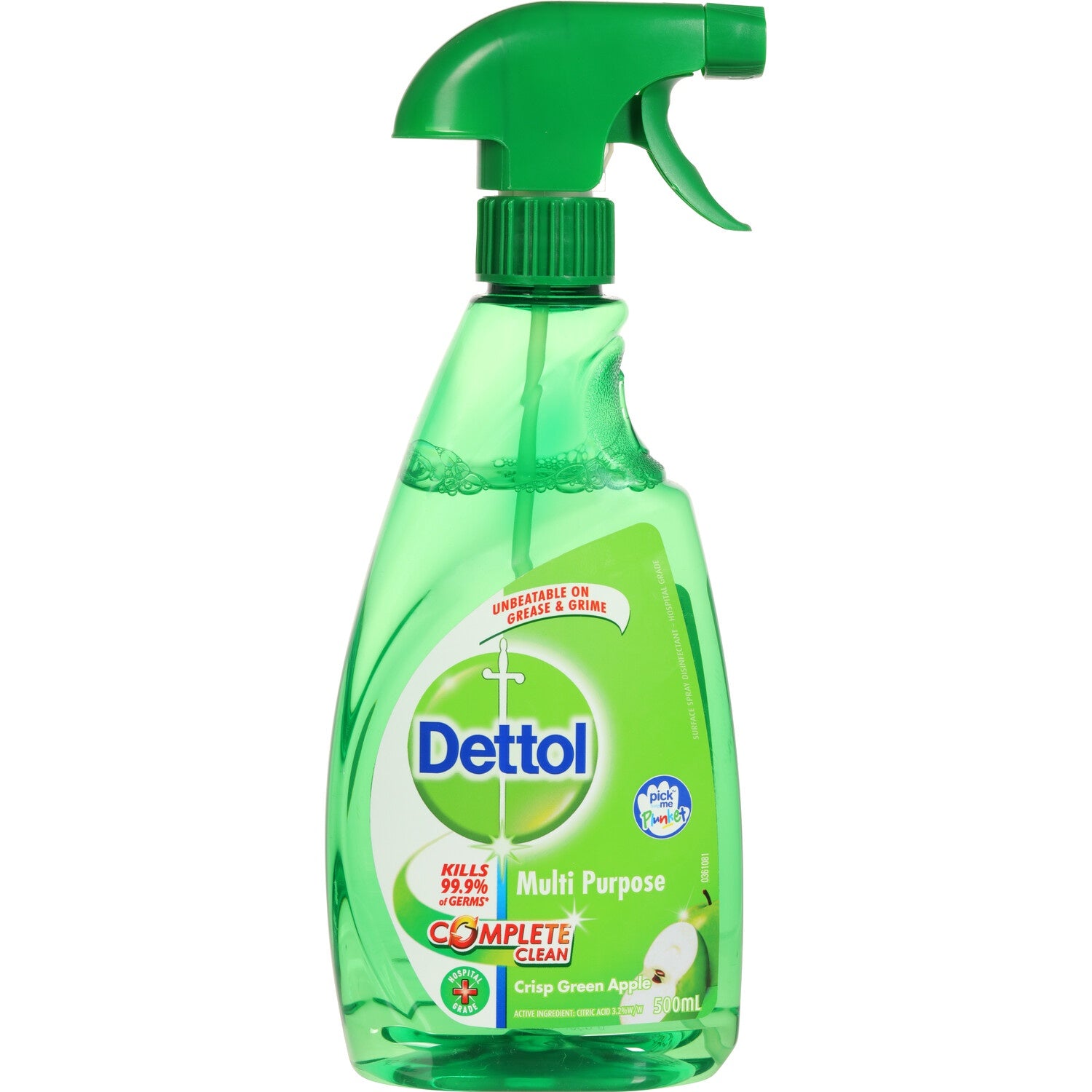 Dettol Crisp Green Apple Multi Purpose Cleaner Trigger 500ml