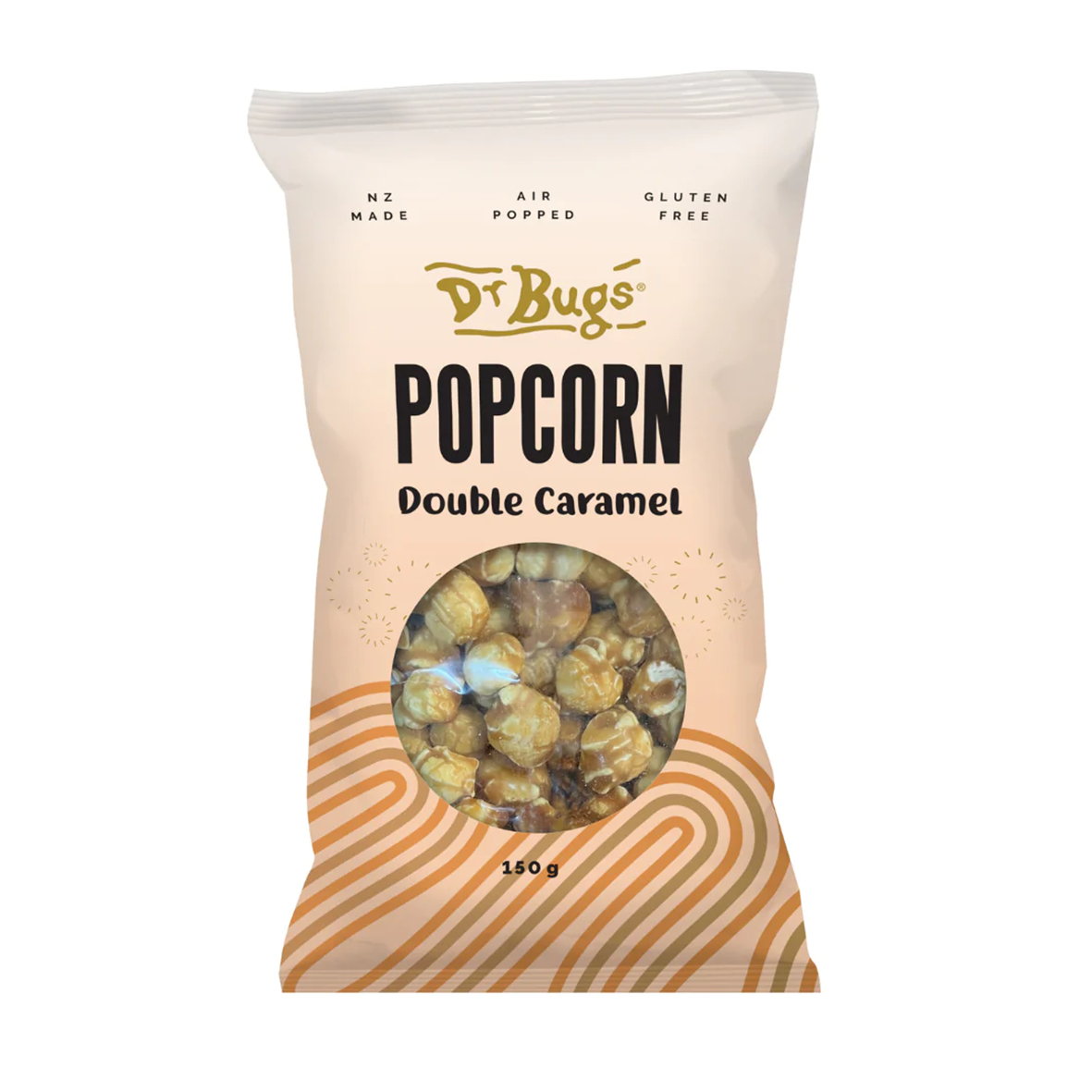 Dr Bugs Double Caramel Popcorn 150g