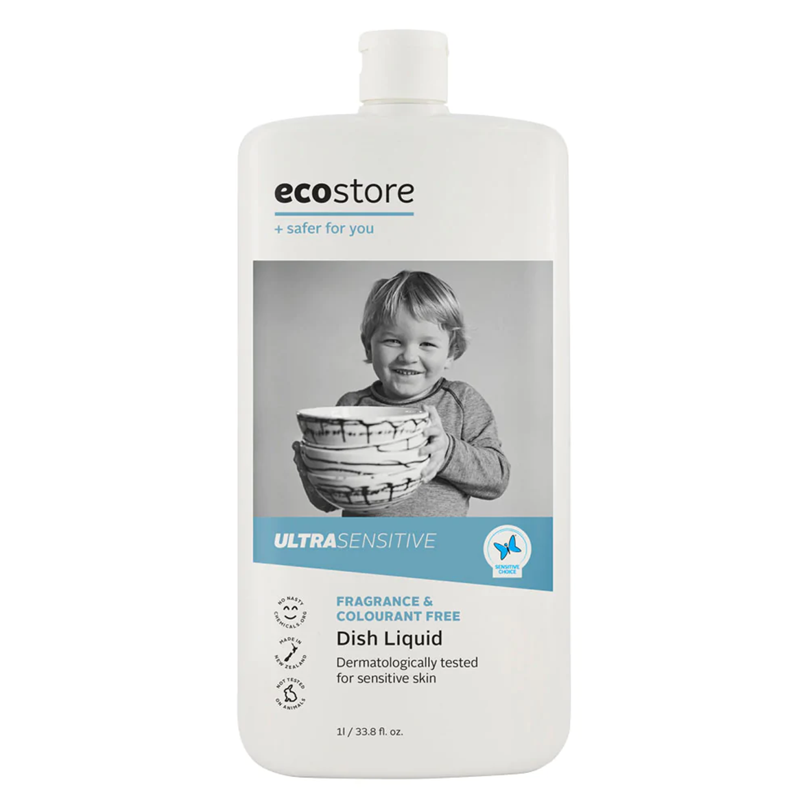 Ecostore Ultra Sensitive Fragrance Free Dishwash Liquid 1L