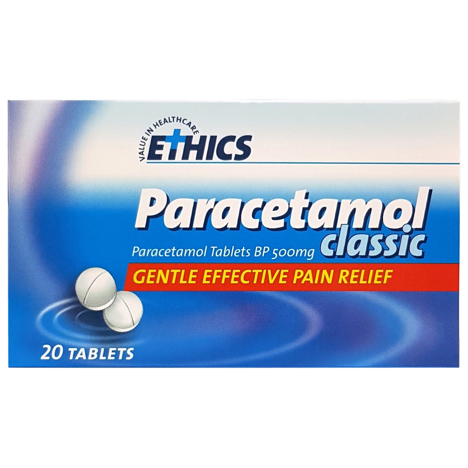 Ethics Paracetamol Tablets 500mg 20 Tabs