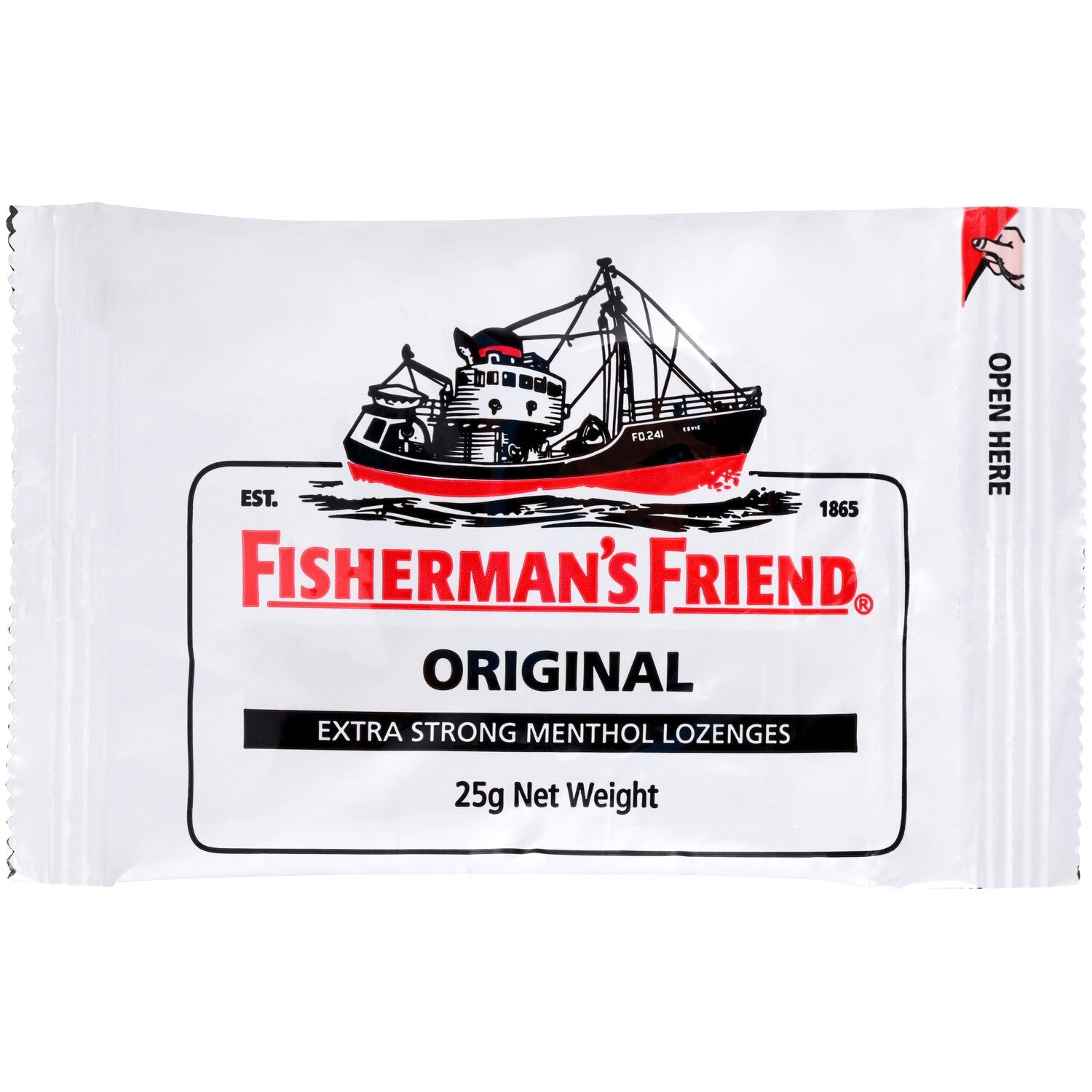 Fishermans Friend Original Extra Strong Menthol Lozenges 25g