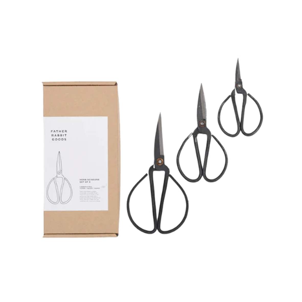 Father Rabbit Herb Scissors Set of 3