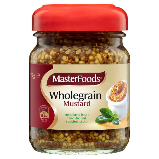 Masterfoods Mustard Wholegrain 175g