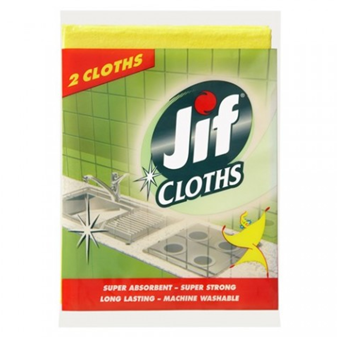 Jif Ballerina Cleaning Cloth 2pk