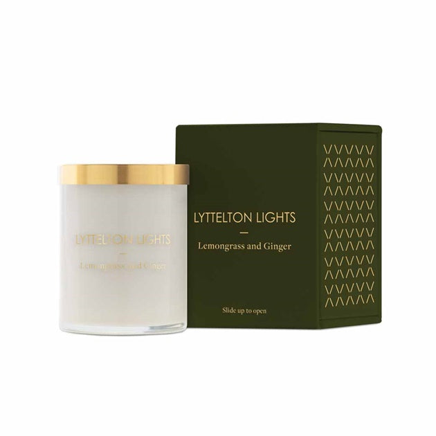 Lyttelton Lights Lemongrass & Ginger Candle 140g