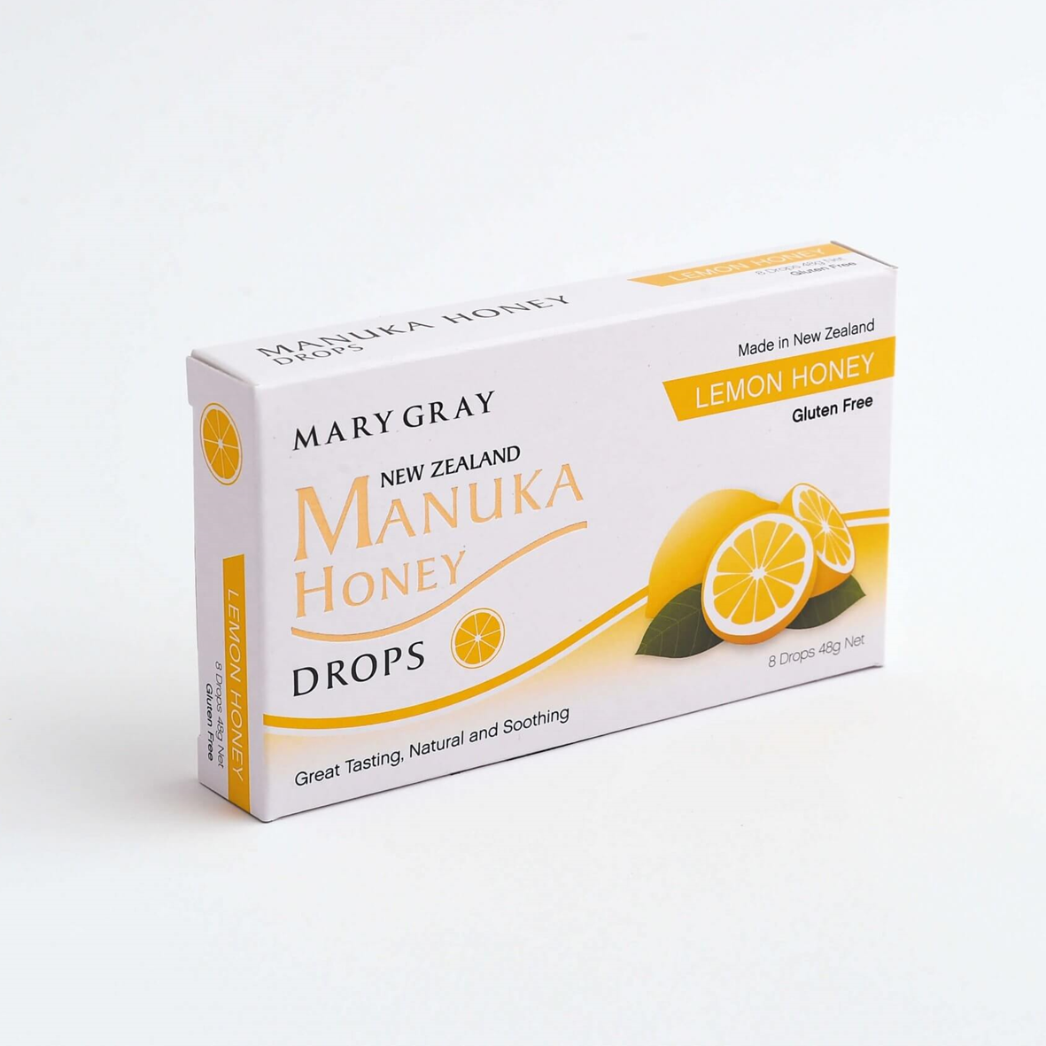 Mary Gray Manuka Honey Drops Lemon 48g